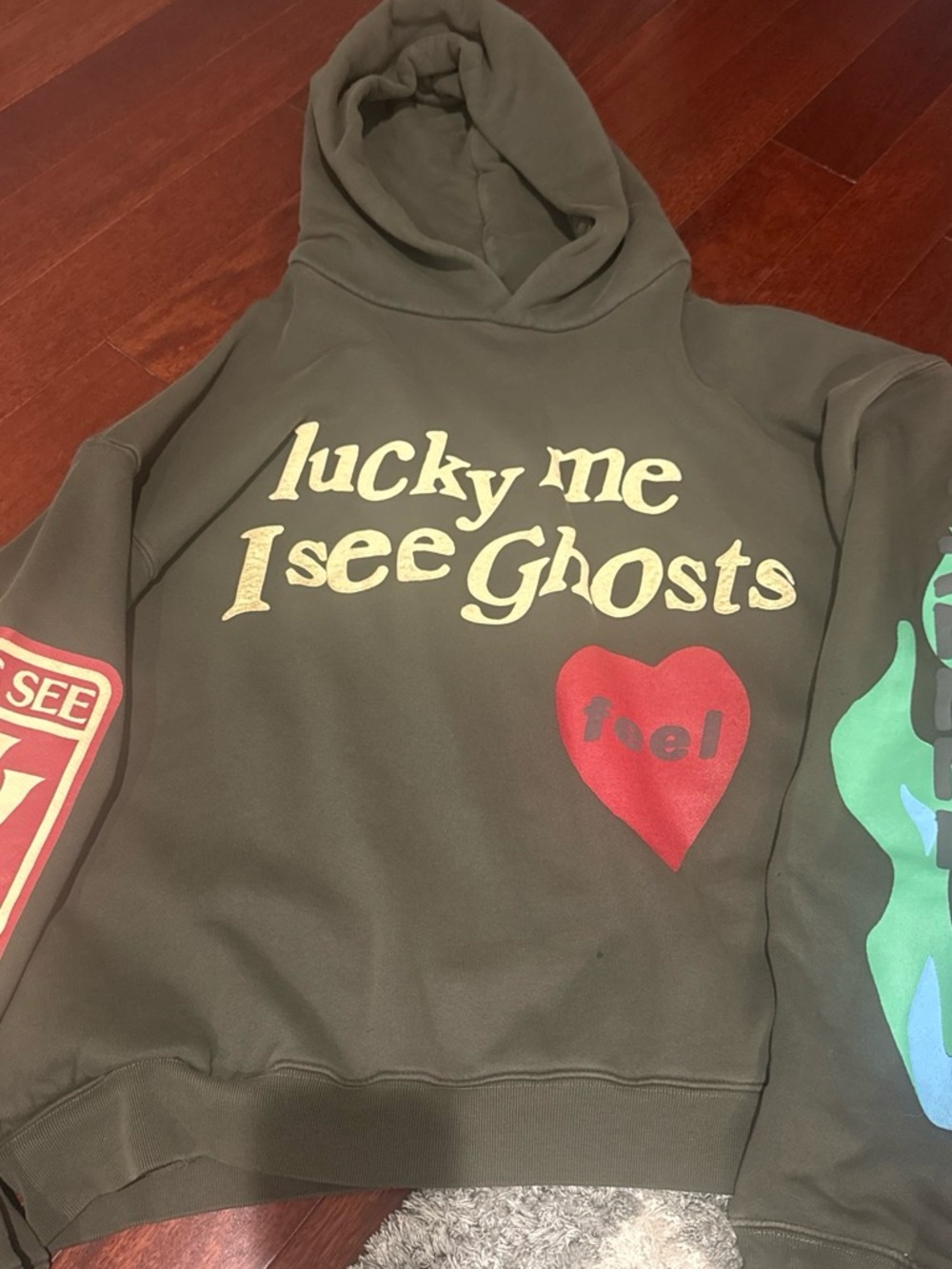 100% AUTHENTIC “Lucky Me I See Ghosts” Kanye Sweatshirt